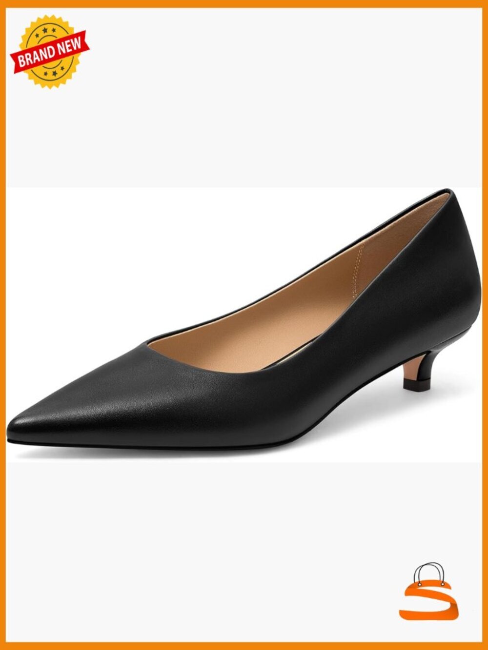 Women's 1.5" Kitten Heel Pointed Toe Pumps - Dress Shoes